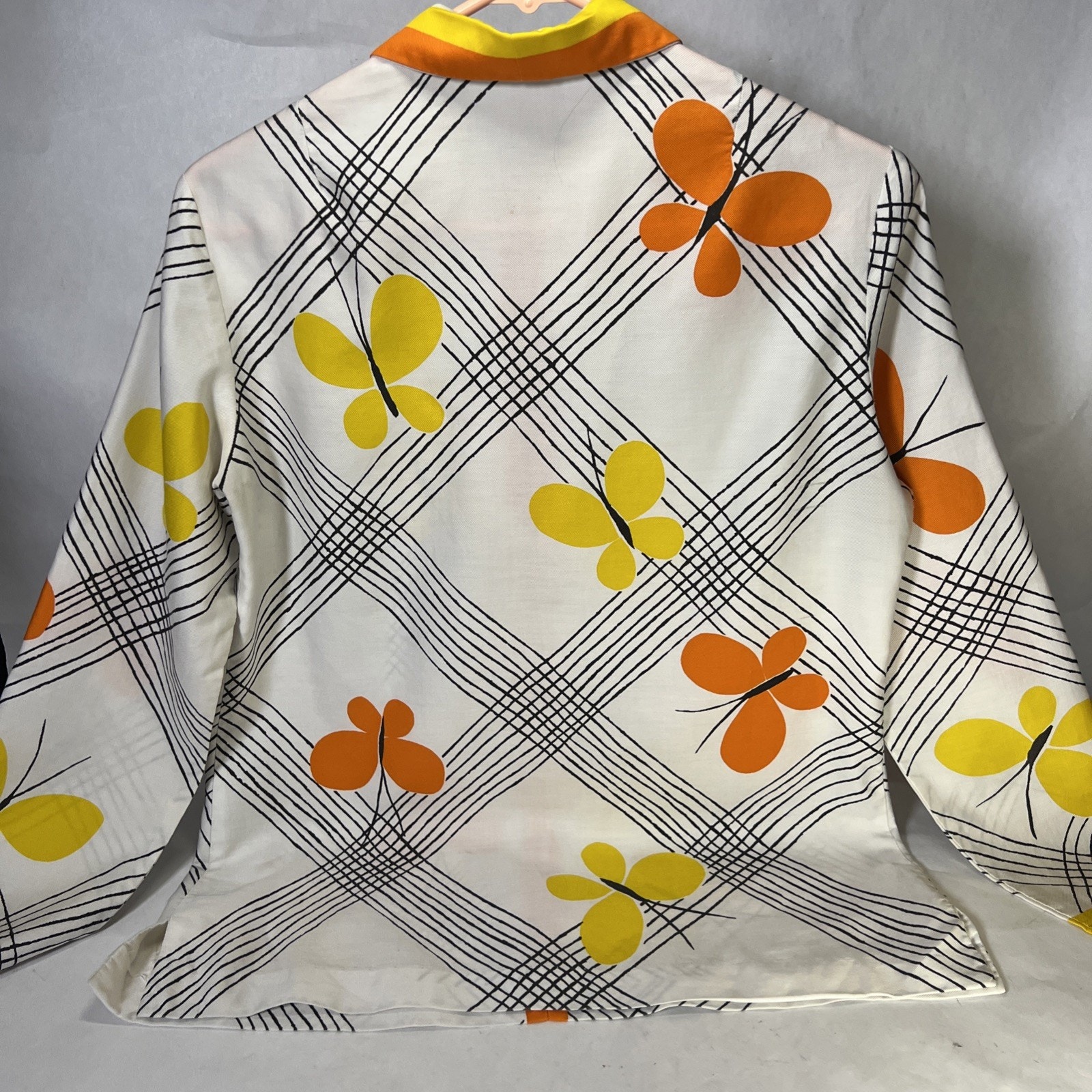 Vera Neumann Vintage Butterfly Shacket Zip Front Size 14 (See Measures) — image 8 of 8